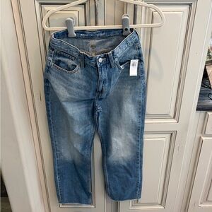 Old navy high-rise slouchy straight big girl jeans